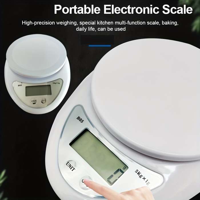 1pc New Portable Digital Scale 5kg/1g