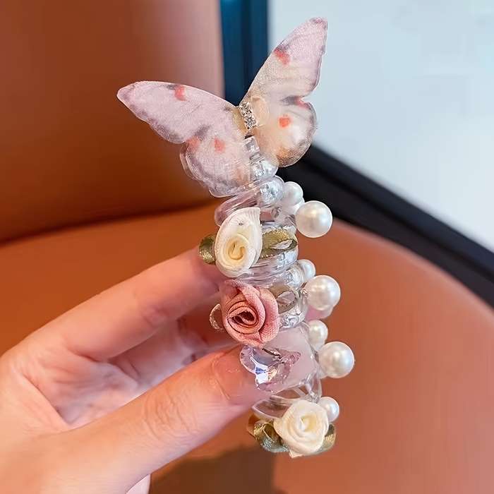 Chic Butterfly Spiral Hair Tie