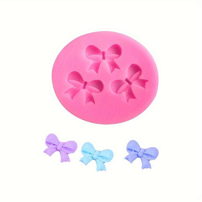 1pc Silicone Bowknot Fondant Mold