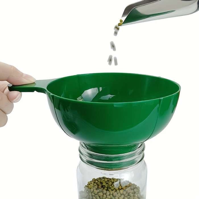 One Plastic Funnel With A Large Diameter Oil Funnel