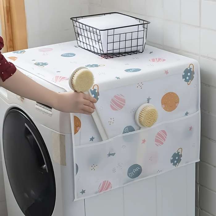 Refrigerator Dust Cover with Storage Bag