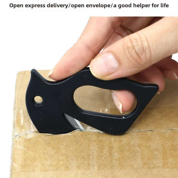 Stainless Steel Safety Box Cutter Knife