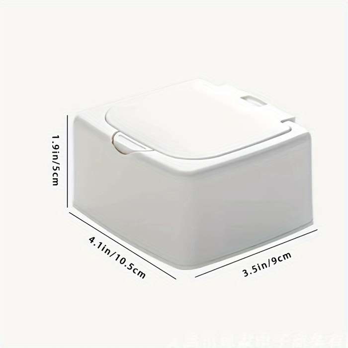 Plastic Desktop Storage Box with Lid