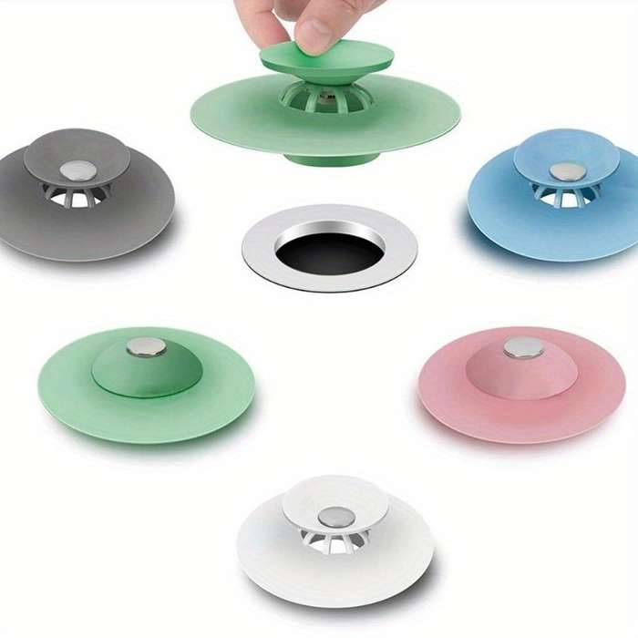 2-in-1 Silicone Drain Stopper