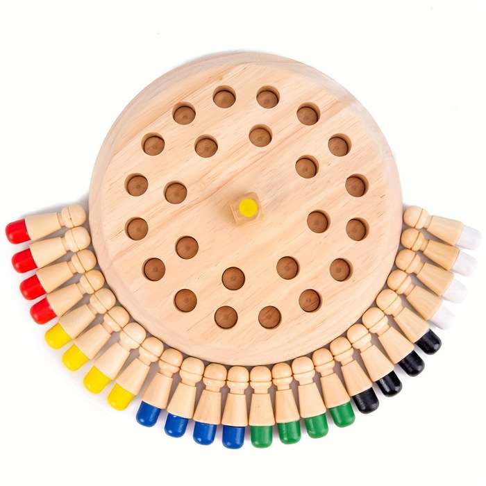 Wooden Memory Match Game