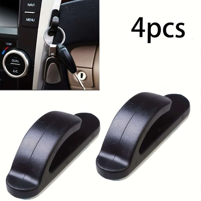 Black Self-Adhesive Car Hooks