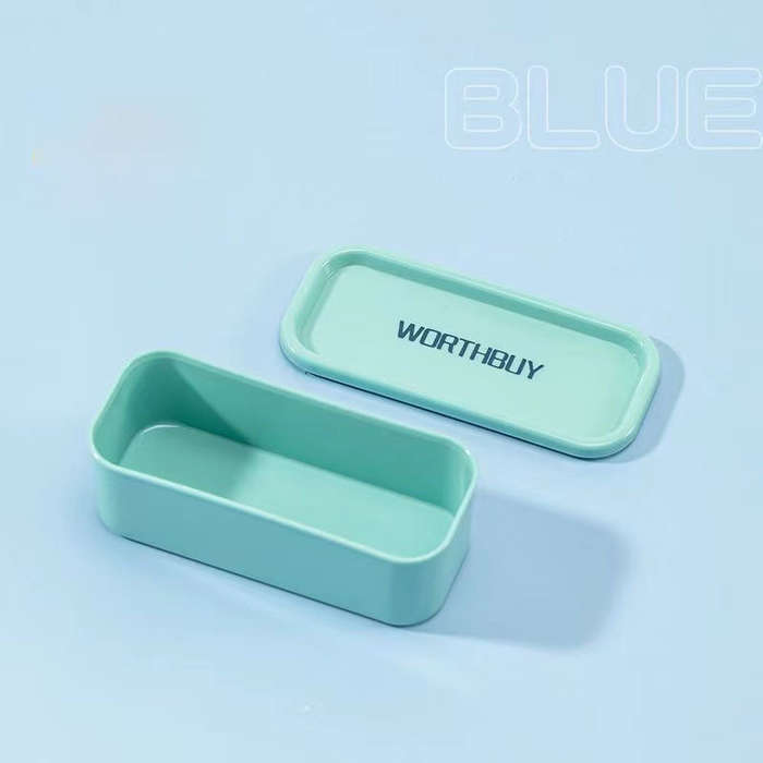 1pc Classic Style Rectangular Plastic Jewelry Box