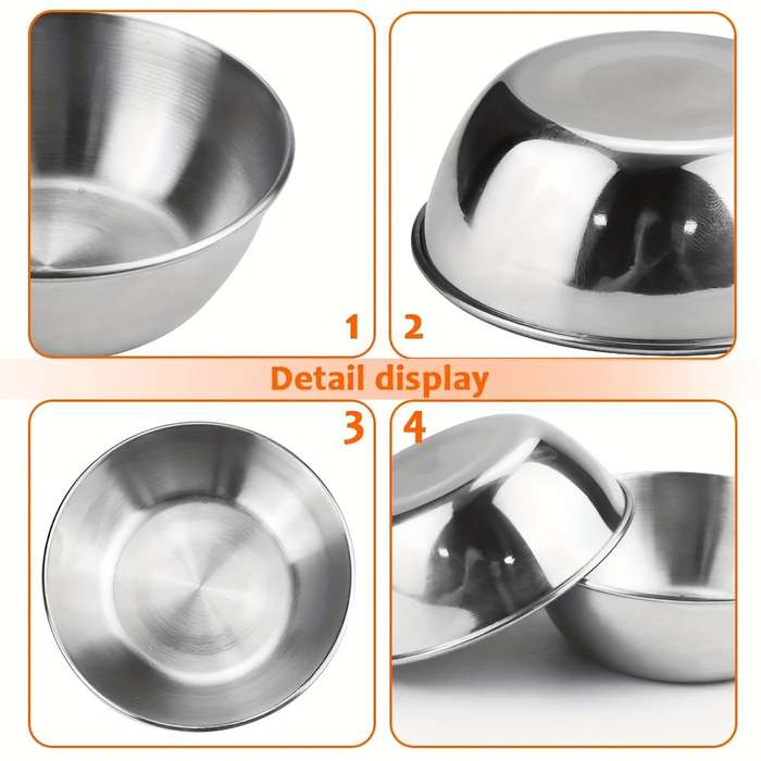 1pcs Stainless Steel Seasoning Dishes