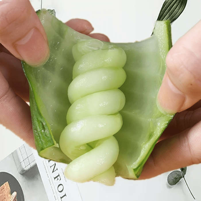1pc Stainless Steel Spiral Vegetable Slicer