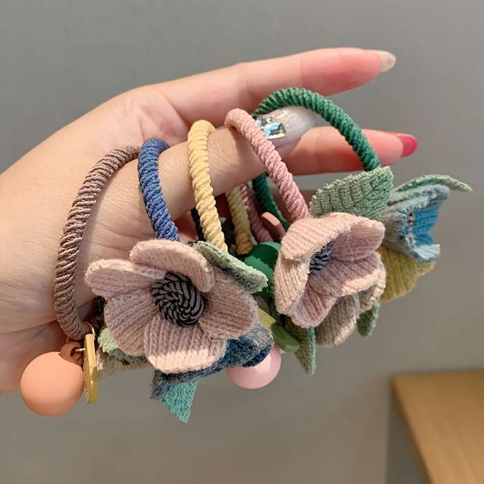 Elegant Rose Hair Tie