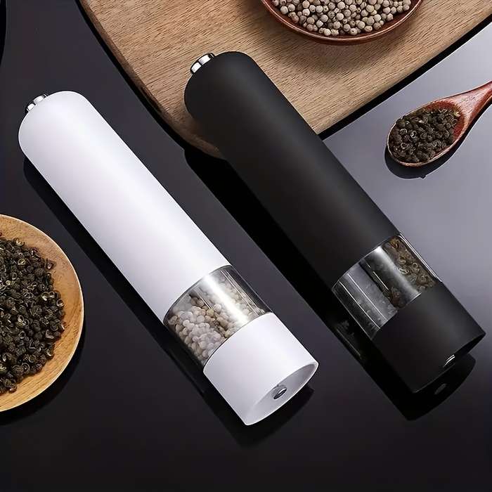 Electric Salt And Pepper Grinder Set
