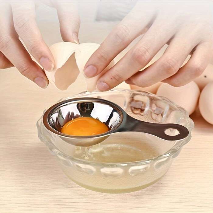 1pcPremium Stainless Steel Egg Yolk Separator