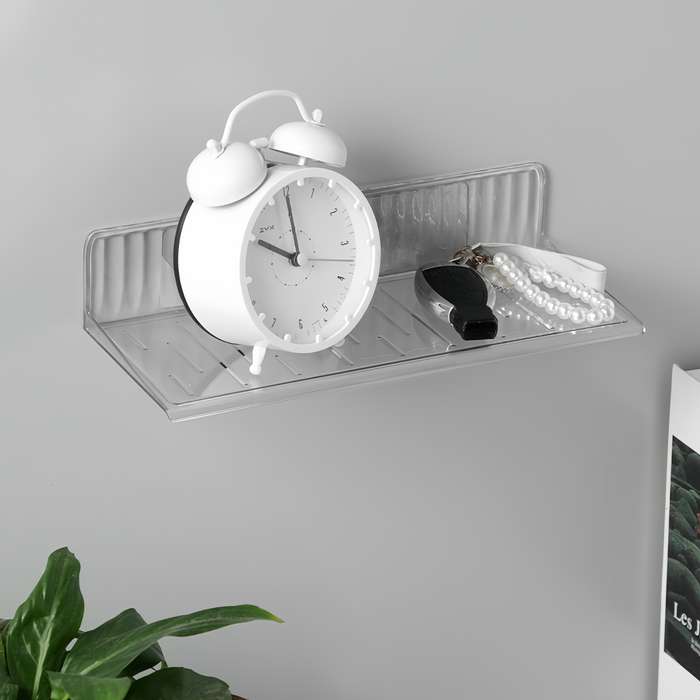 Easy-To-Install Drill-Free Wall Shelf