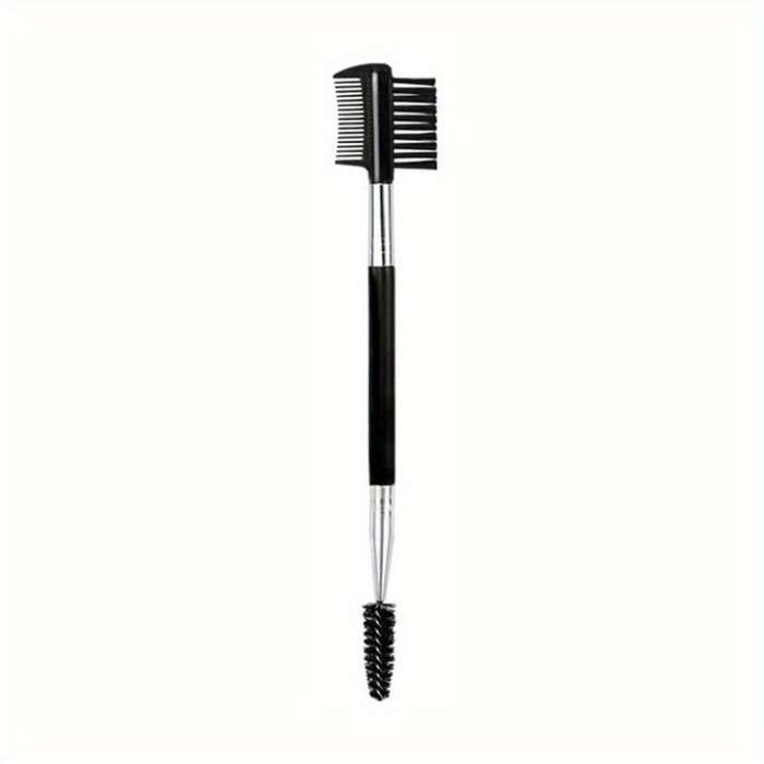Dual-Head Eyebrow and Eyelash Brush