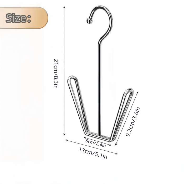 5pcs Stainless Steel Shoe Rack Drying Rack