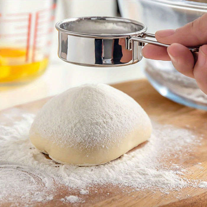 Upgrade Your Baking With This Handheld Stainless Steel Powdered Sugar Sifter To Make Your Cookouts M