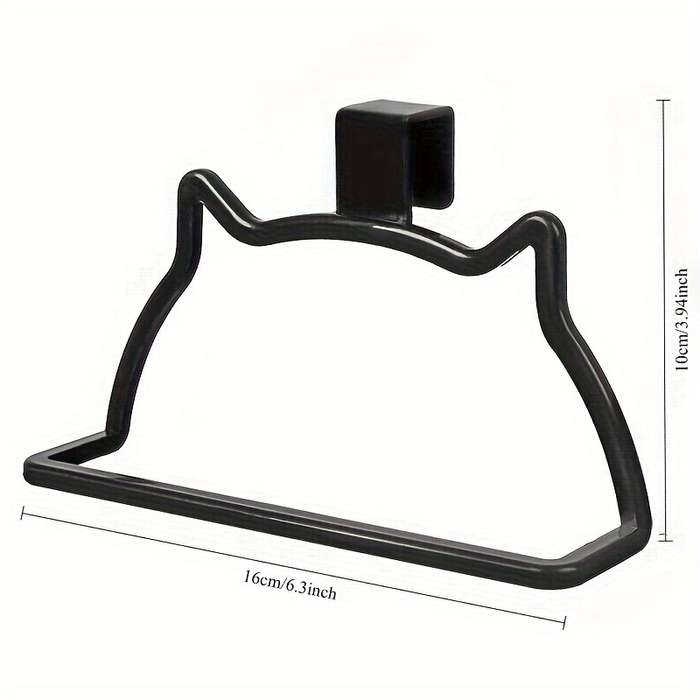 Bathroom towel rack