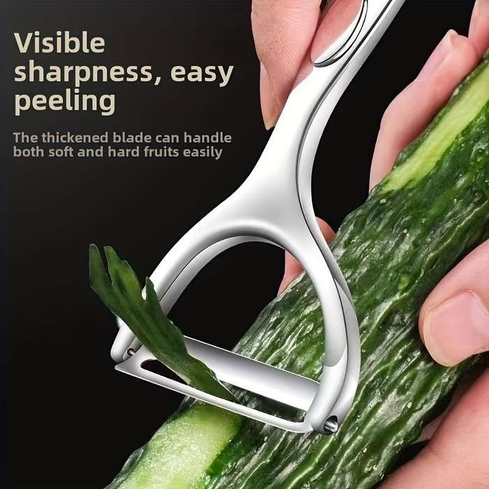 2-in-1 Stainless Steel Fruit  Vegetable Peeler