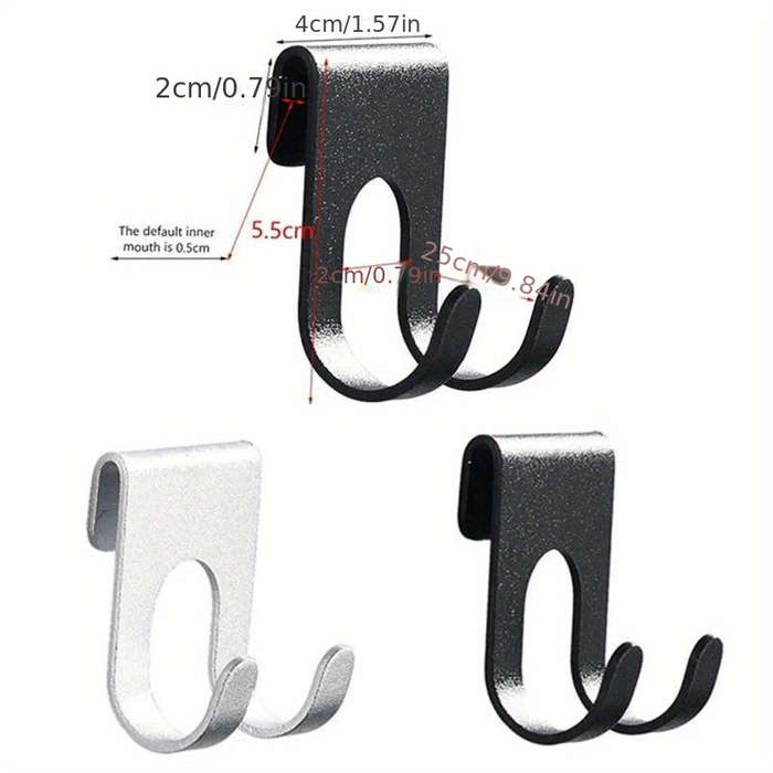 Easy-Install Aluminum Hooks