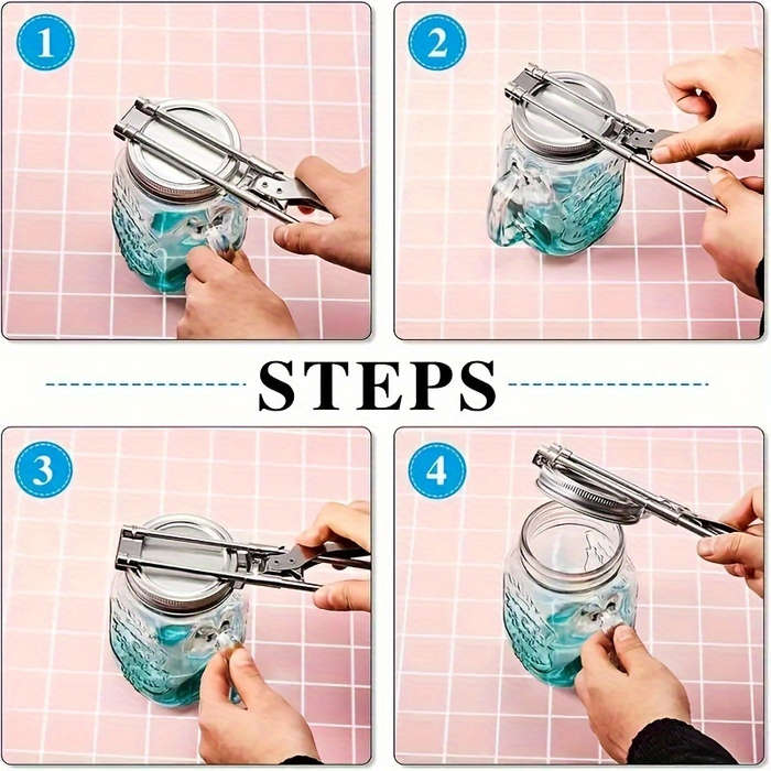 1pc Stainless Steel Jar Opener