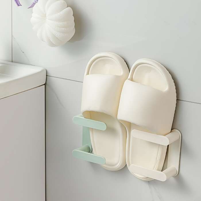 1pc  Wall Mounted Plastic Hanging Shelf