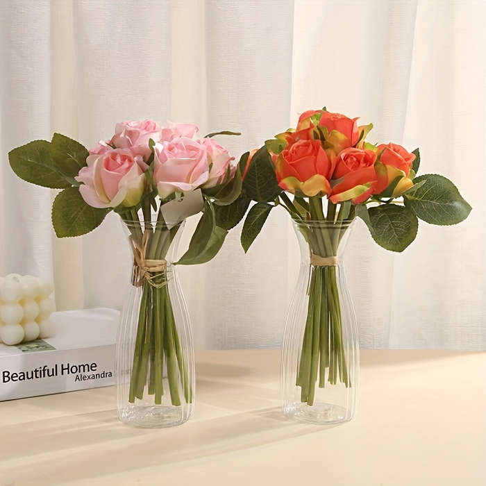 Modern Transparent Plastic Flower Vase
