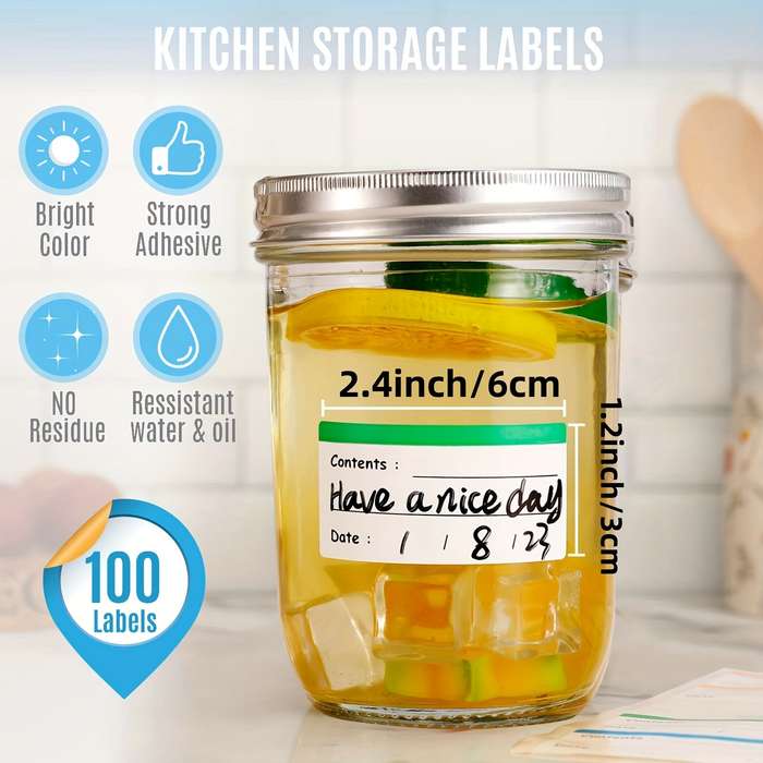 100pcs Colorful Removable Freezer