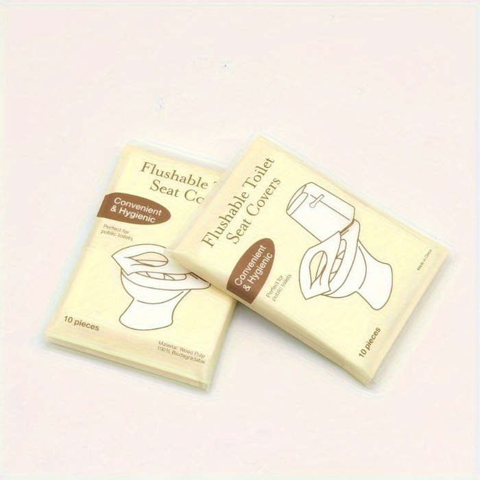 10pcsHygiene Protection: Disposable Toilet Seat Pads