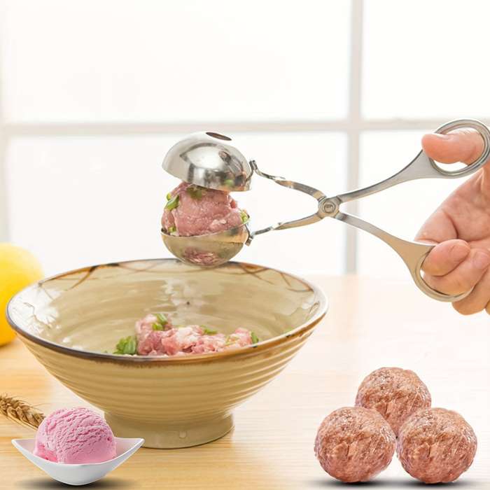 1pc Stainless Steel Meat Ballers
