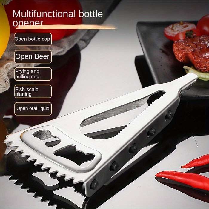 1pc Stainless Steel Bottle OpenerHousehold Multi-