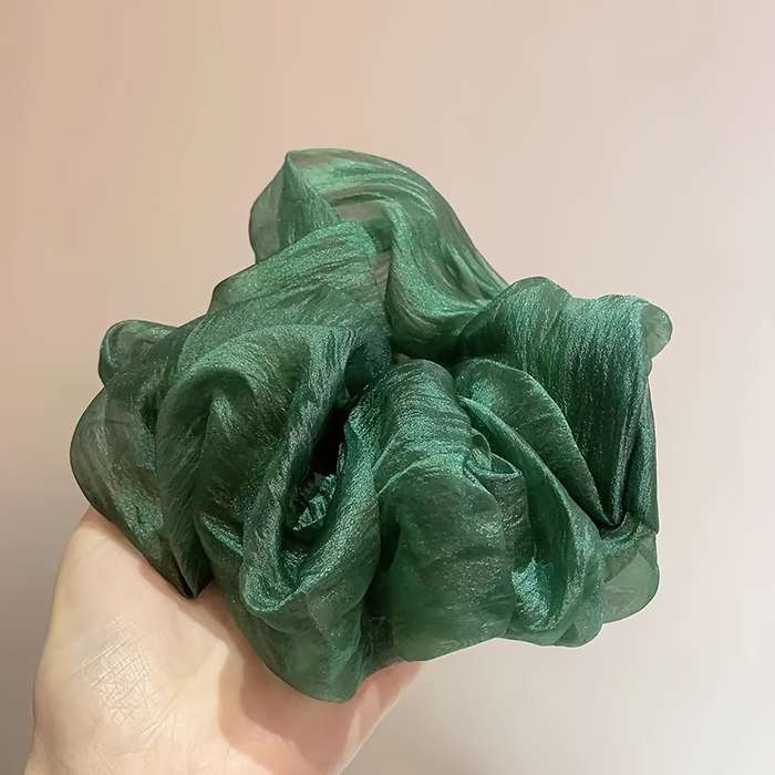 Elegant 4pcs Set of Large Silky Scrunchies