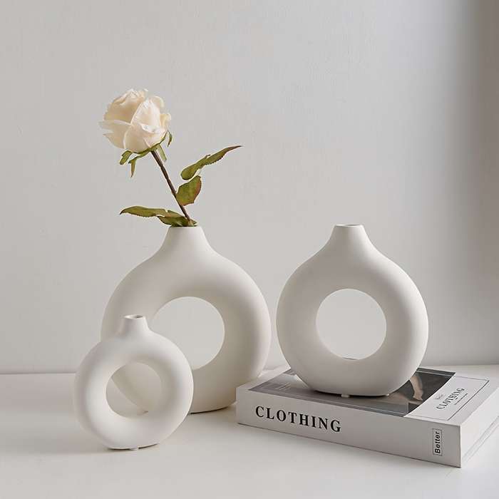 Boho Geometric Plastic Vases