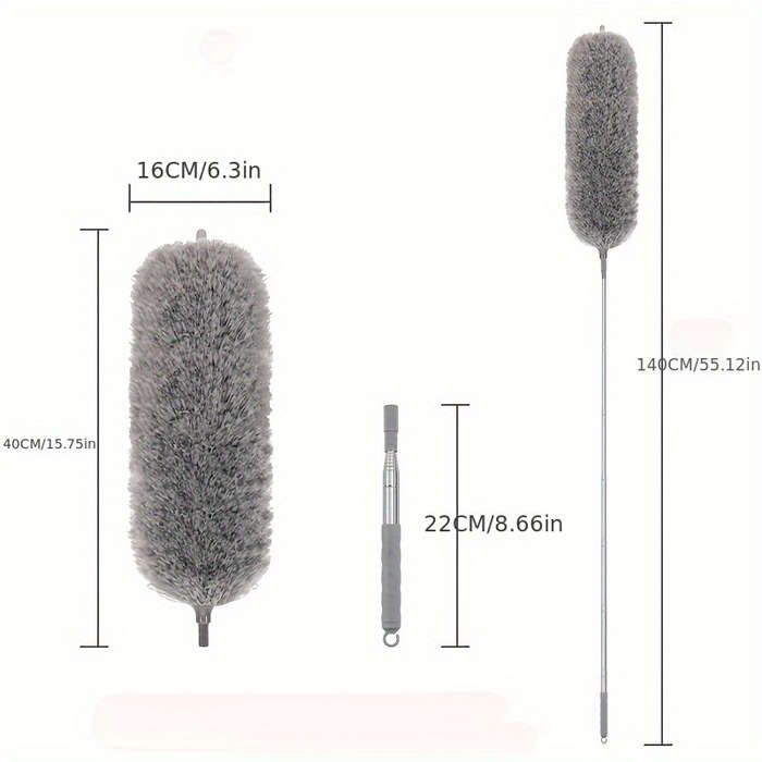 1pc Extendable Microfiber Duster