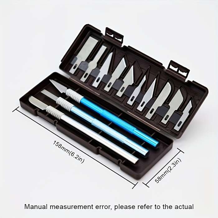 13pcs Super Durable Aluminum Alloy Carving Knife Set