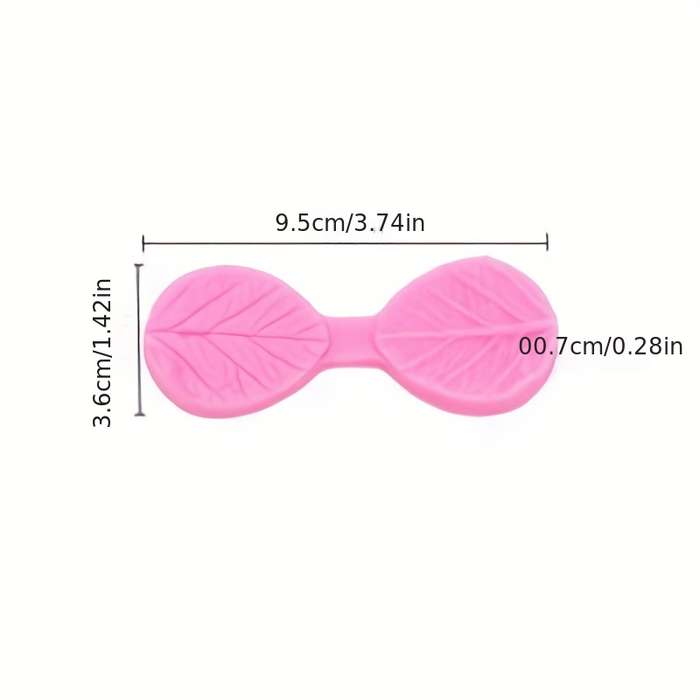 1pc Leaf Embossed Printed Frozen Cake Silicone Mold Chocolate Crafts Mold Cake Dessert Decoration Mo