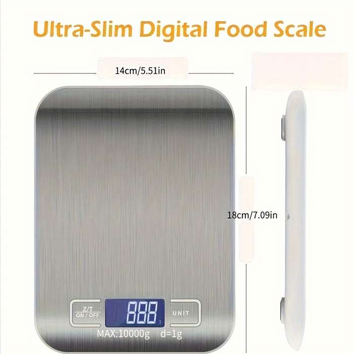 Ultra-Precision 9.98KG/0.01oz Digital Kitchen Scale with LCD Display
