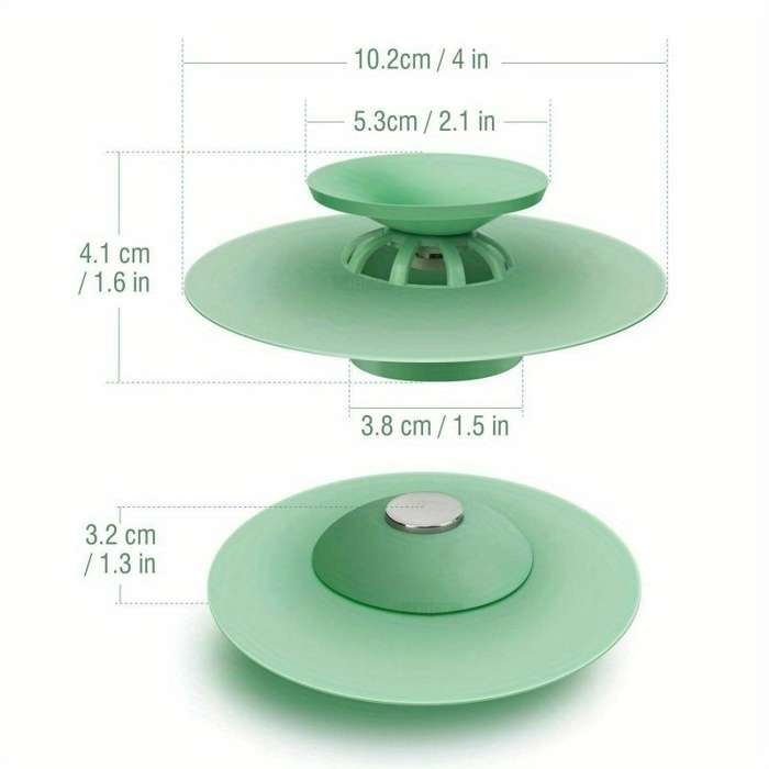 2-in-1 Silicone Drain Stopper