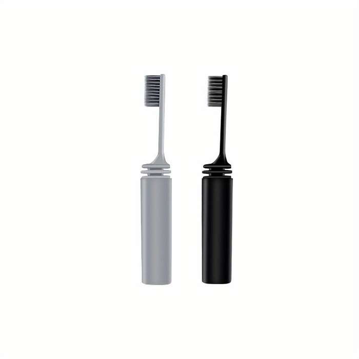 Bamboo Charcoal Folding Toothbrush