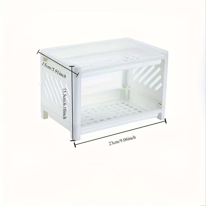2-Tier PP Storage Rack