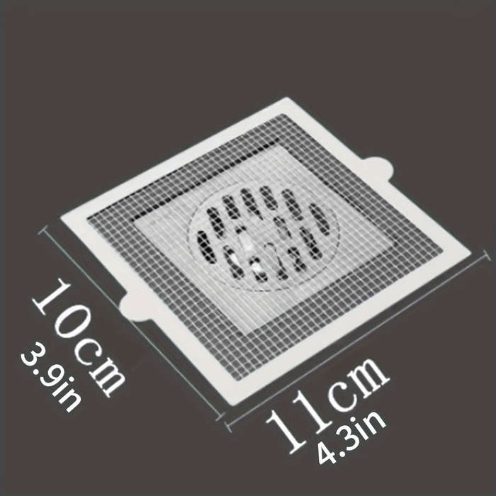 10-Pack Disposable Shower Drain Hair Catcher Stickers