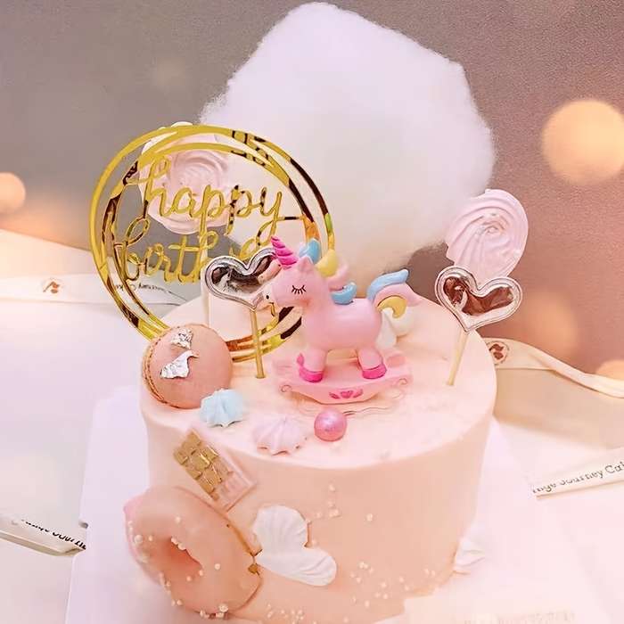 5pcs Large Birthday Cake Decoration Supplies