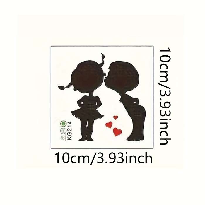 Cartoon Couple Switch Sticker