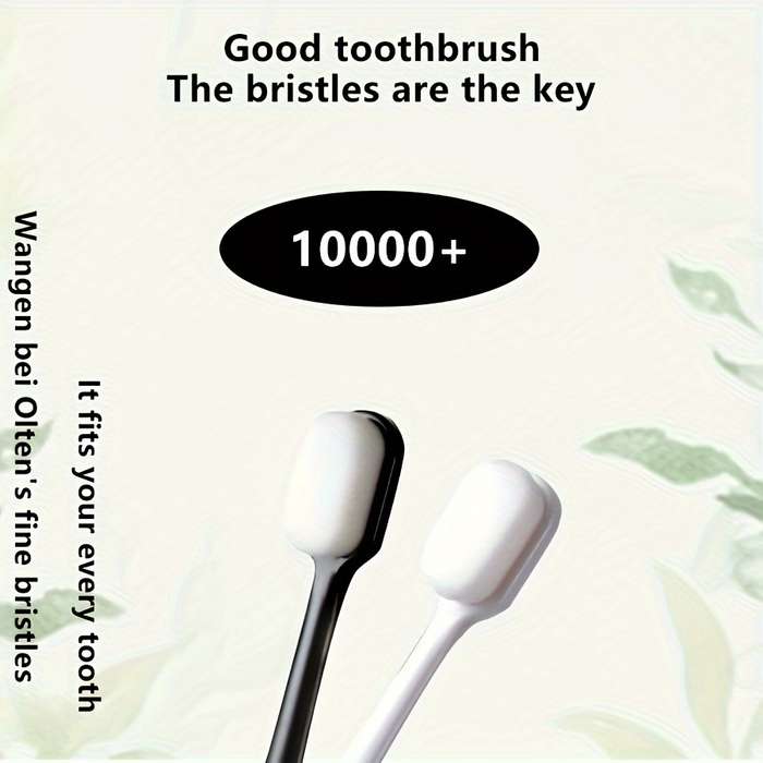 2pcs Nano Soft Toothbrush