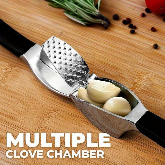 Garlic Press Crusher and Mincer with Sturdy Construction