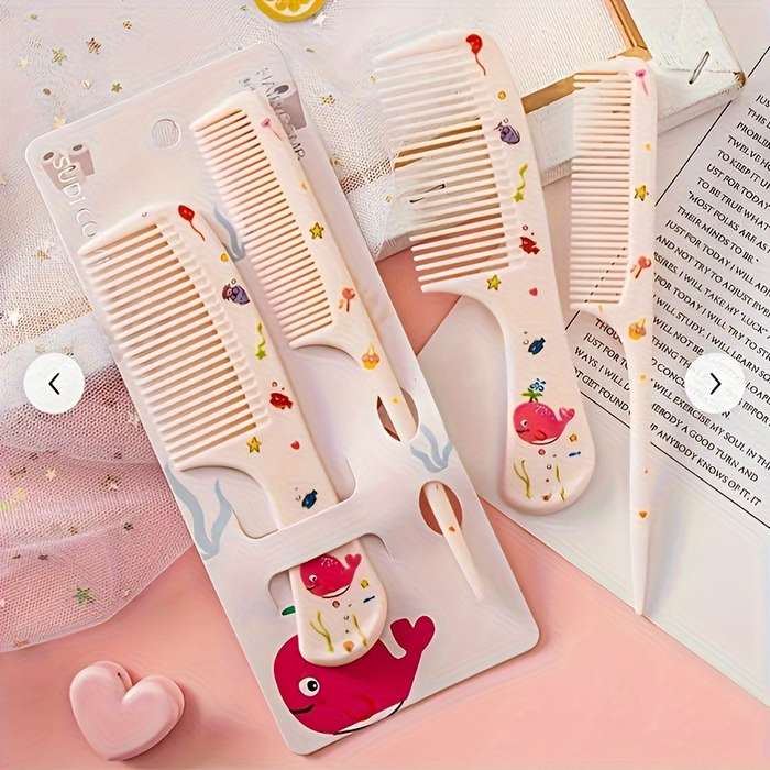 Cartoon Animal Hair Comb Set