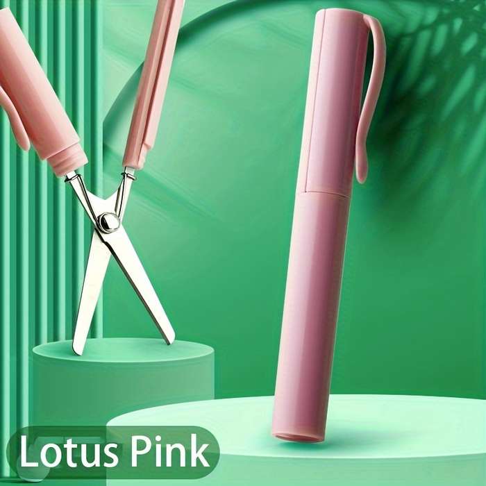 Compact Stainless Steel Folding Scissors