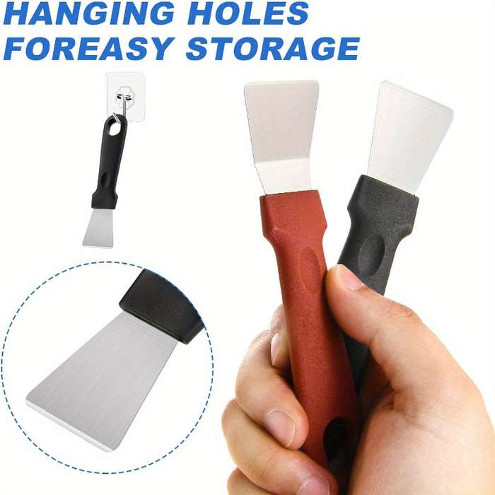 5pcs Stainless Steel Cleaning Scraper Set For Kitchen