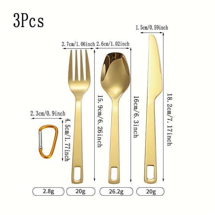 Hollow Knife Fork And Spoon Set