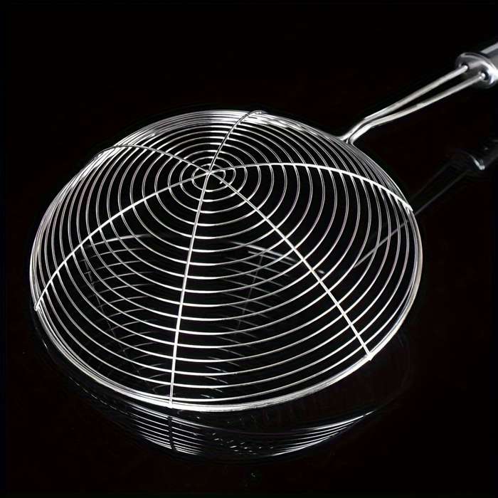 Stainless Steel Strainer Ladle with Handle - 1pc