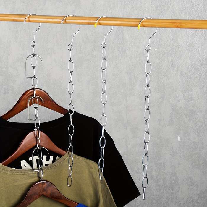 Stainless Steel Clothes Chain Wardrobe Storage Chain